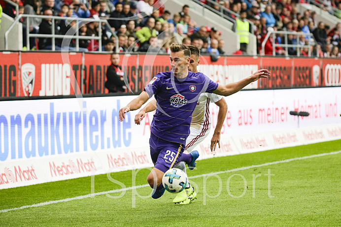 Fussball, 2. Bundesliga, Saison 2017/2018, FC Ingolstadt - Erzgebirge Aue