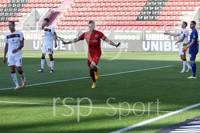 Fussball - 3. Bundesliga - Ingolstadt - Saison 2019/2020 - FC Ingolstadt 04 - 1. FC Nürnberg - Relegation Rückspiel - 11.07.2020 -  Foto: Ralf Lüger/rsp-sport.de