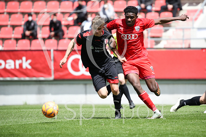 Fussball - B-Junioren - Relegation 2021  - FC Ingolstadt 04 - SSV Jahn Regensburg -  Foto: Ralf Lüger/rsp-sport.de