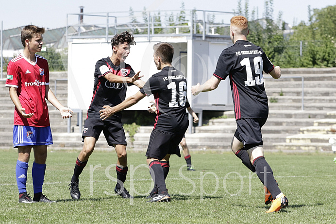 Fussball - B-Junioren Bundesliga - Ingolstadt - Saison 2018/2019 - FC Ingolstadt 04 - SpVgg Unterhaching - 12.08.2018 -  Foto: Ralf L