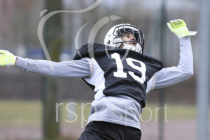 Football, GFL1, Saison 2019,  Vorbereitungs-Camp Ingolstadt Dukes vs. Landsberg X-Press, 16.03.2019