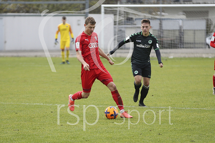 Fussball - A-Junioren Bundesliga - Ingolstadt - Saison 2019/2020 - FC Ingolstadt 04 - Greuther Fürth - 09.11.2019 -  Foto: Ralf Lüger