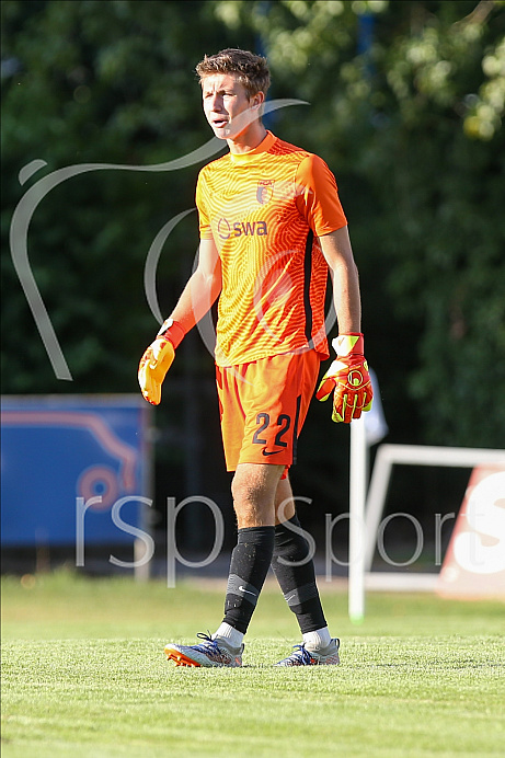 Fussball - Herren - Landesliga Südwest - Saison 2019/2021 - Freundschaftsspiel - VFR Neuburg - FC Augsburg II -  Foto: Ralf Lüger