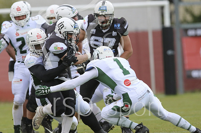 Football, GFL1, Saison 2019, Ingolstadt Dukes - Schwäbisch Hall - Spiel 1l - 04.05.2019 Football, GFL1, Saison 2019, Ingolstadt Dukes - Schwäbisch Hall - Spiel 1l - 04.05.2019