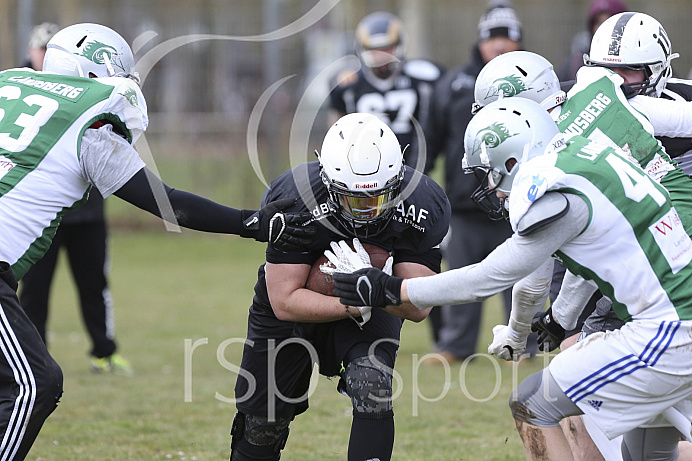 Football, GFL1, Saison 2019,  Vorbereitungs-Camp Ingolstadt Dukes vs. Landsberg X-Press, 16.03.2019