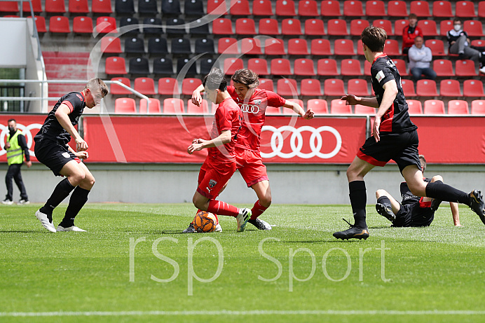 Fussball - B-Junioren - Relegation 2021  - FC Ingolstadt 04 - SSV Jahn Regensburg -  Foto: Ralf Lüger/rsp-sport.de