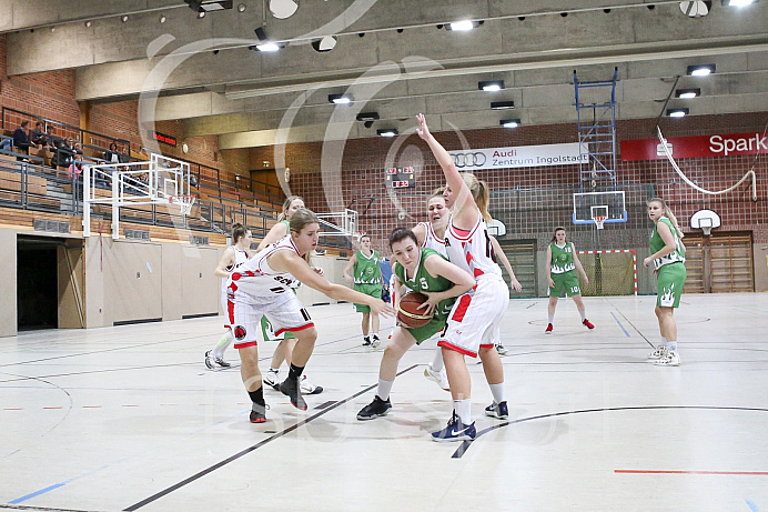 Frauen Basketball Bayernliga BYLDS - Saison 2017/2018 - MSG Ingolstadt/Etting - SSV Schrobenhausen Green Devilds  -  Foto: Ralf Lüger