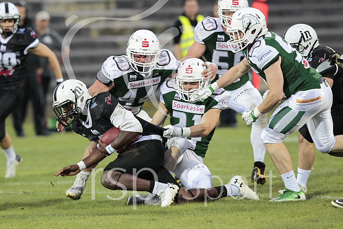 Football, GFL1, Saison 2017, Ingolstadt Dukes - Schwäbisch Hall Unicorns, 12.08.2017 