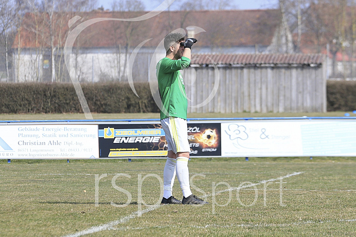 Fussball - Herren - Kreisklasse - Saison 2018/2019 - DJK Langenmosen - SC Ried/Neuburg  - 24.03.2019 -  Foto: Ralf Lüger/rsp-sport.de