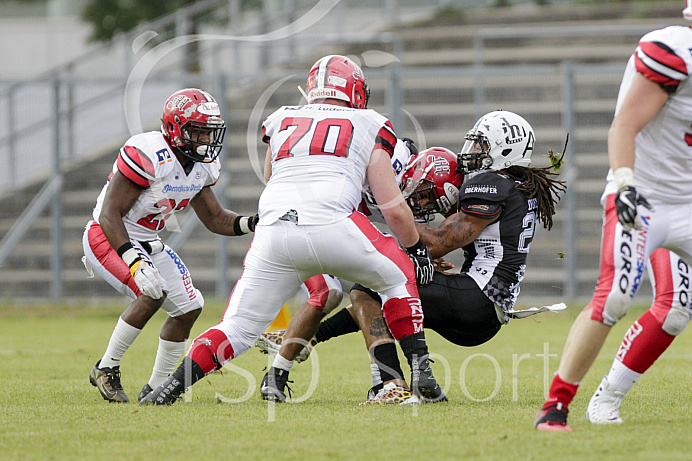 Football, GFL1, Saison 2019,Ingolstadt Dukes - Marburg Mercenaries - Heimspiel - 28.07.2019