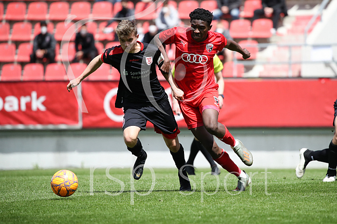 Fussball - B-Junioren - Relegation 2021  - FC Ingolstadt 04 - SSV Jahn Regensburg -  Foto: Ralf Lüger/rsp-sport.de