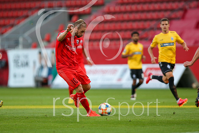 Fussball - 3. Bundesliga - Ingolstadt - Saison 2019/2020 - FC Ingolstadt 04 - Waldhof Mannheim - 24.06.2020 -  Foto: Ralf Lüger