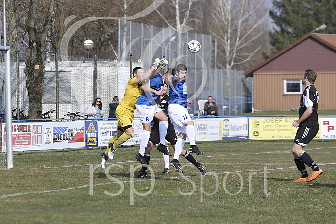 Fussball - Herren - Kreisliga Augsburg- Saison 2018/2019 - DJK Langenmosen - SC Griesbeckerzell - 24.03.2019 -  Foto: Ralf Lüger/rsp-sport.de