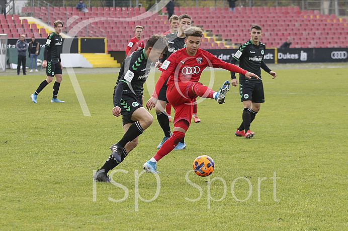 Fussball - A-Junioren Bundesliga - Ingolstadt - Saison 2019/2020 - FC Ingolstadt 04 - Greuther Fürth - 09.11.2019 -  Foto: Ralf Lüger