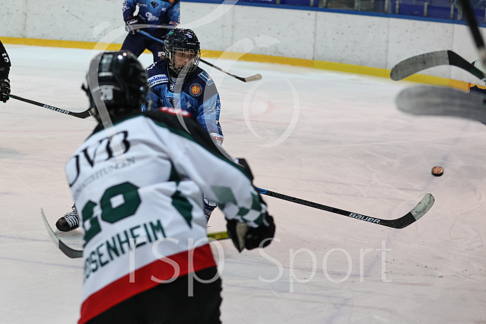 Eishockey - Nachwuchs U17 - Schüler Bundesliga - Punktspiel - Saison 2021/2022 - Starbulls Rosenheim -  ERC Ingolstadt - Foto: Ralf Lüger