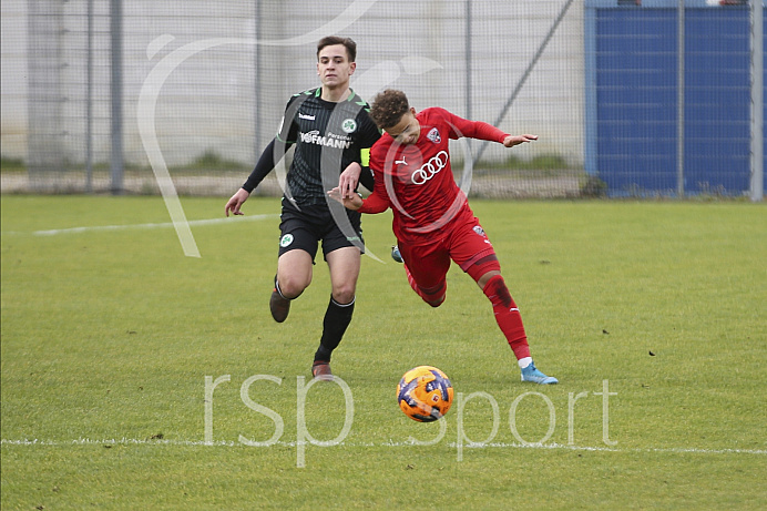 Fussball - A-Junioren Bundesliga - Ingolstadt - Saison 2019/2020 - FC Ingolstadt 04 - Greuther Fürth - 09.11.2019 -  Foto: Ralf Lüger