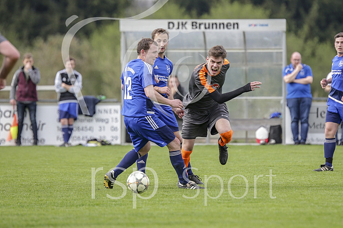 Fussball - Herren - B-Klasse  Augsburg - Saison 2017/18 - DJK Brunnen - DJK Sandizell-Grimolzhausen - Foto: Ralf Lüger/rsp-sport.de