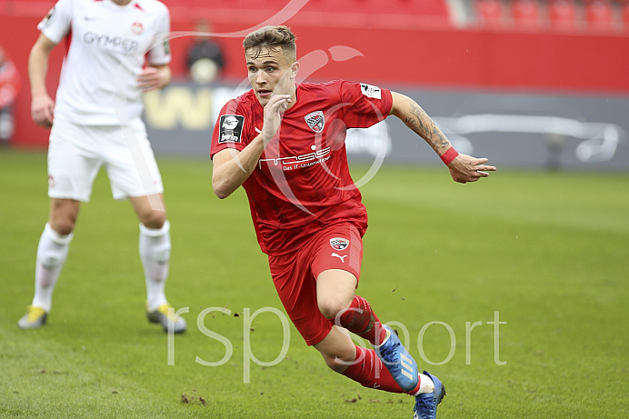 Fussball - 3. Bundesliga - Ingolstadt - Saison 2019/2020 - FC Ingolstadt 04 - M1. FC Kaiserlautern - 01.02.2020 -  Foto: Ralf Lüger