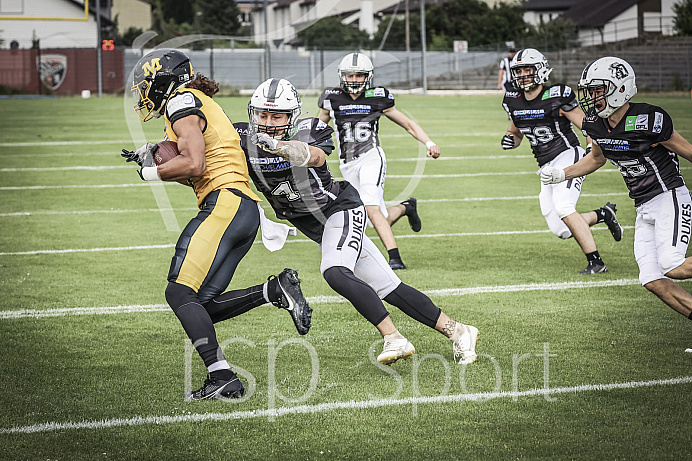 Football, GFL1, Saison 2023, Ingolstadt Dukes - Munich Cowboys - 01.07.2023 Football, GFL1, Saison 2023, Ingolstadt Dukes - Munich Cowboys - 01.07.2023
