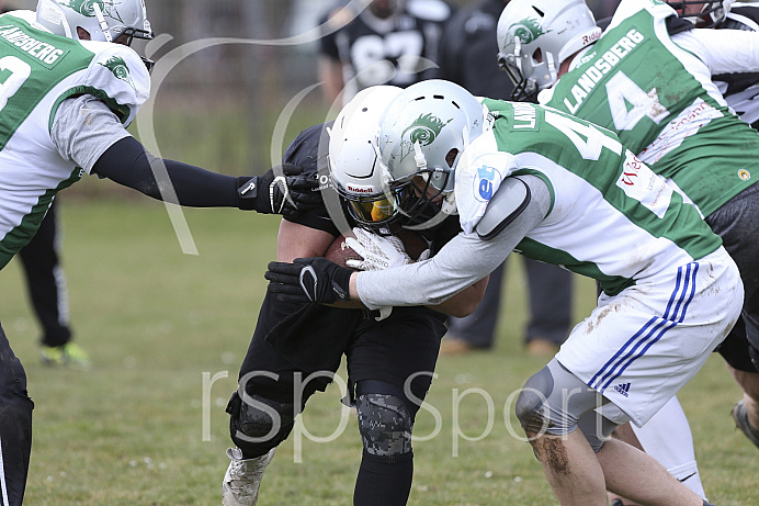 Football, GFL1, Saison 2019,  Vorbereitungs-Camp Ingolstadt Dukes vs. Landsberg X-Press, 16.03.2019