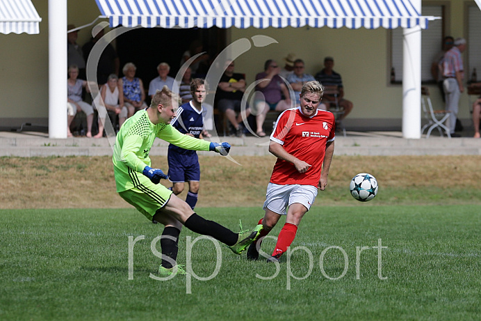 Fussball - Herren - Kreisklasse - Saison 2018/2019 - SpVgg Joshofen-Bergheim - FC Rennertshofen - 19.08.2018 -  Foto: Ralf L