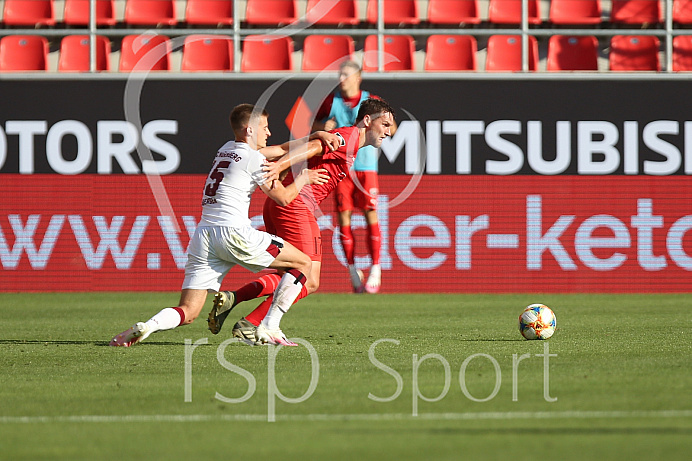 Fussball - 3. Bundesliga - Ingolstadt - Saison 2019/2020 - FC Ingolstadt 04 - 1. FC Nürnberg - Relegation Rückspiel - 11.07.2020 -  Foto: Ralf Lüger/rsp-sport.de