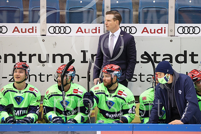 Eishockey - Herren - DEL - Saison 2020/2021 -   ERC Ingolstadt - Straubing Tigers - Foto: Ralf Lüger
