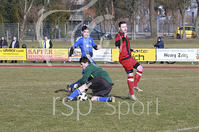 Herren - B Klasse - Saison 2017/18 - FC Schrobenhausen - DJK Brunnen - Foto: Ralf Lüger/rsp-sport.de