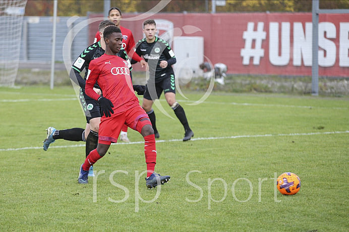 Fussball - A-Junioren Bundesliga - Ingolstadt - Saison 2019/2020 - FC Ingolstadt 04 - Greuther Fürth - 09.11.2019 -  Foto: Ralf Lüger