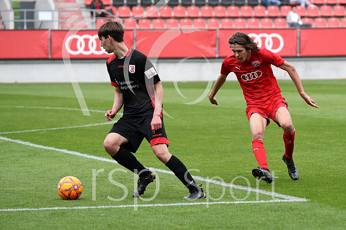 Fussball - B-Junioren - Relegation 2021  - FC Ingolstadt 04 - SSV Jahn Regensburg -  Foto: Ralf Lüger/rsp-sport.de