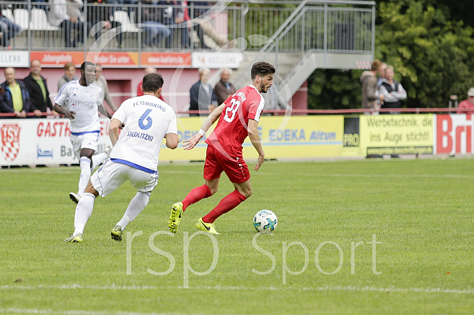 Fussball, Bayernliga Süd - Saison 2017/2018 - TSV Rain - FC Ismaning - 1.09.2017 Fussball, Bayernliga Süd - Saison 2017/2018 - TSV Rain - FC Ismaning - 1.09.2017