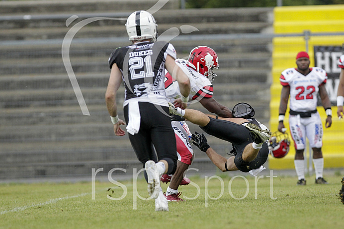 Football, GFL1, Saison 2019,Ingolstadt Dukes - Marburg Mercenaries - Heimspiel - 28.07.2019