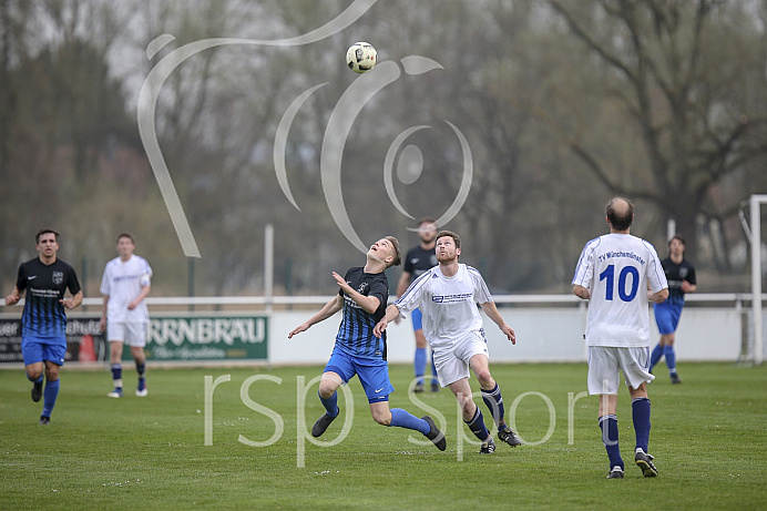 Fussball - Herren - A-Klasse Donau/Isar - Saison 2017/18 - TV Münchsmünster - TV 1911 Vohburg - Foto: Ralf Lüger/rsp-sport.de
