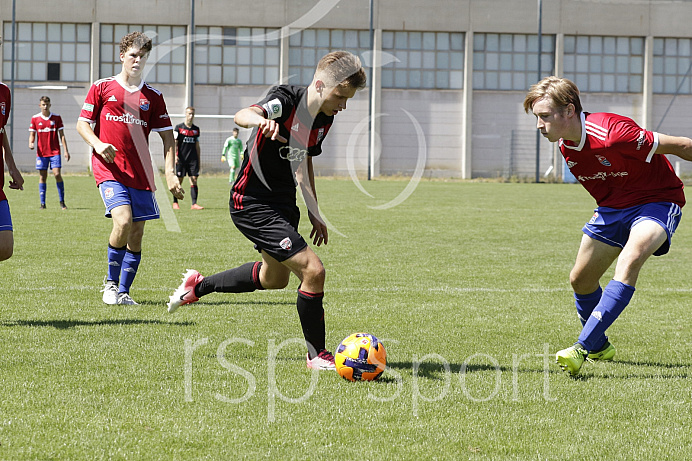 Fussball - B-Junioren Bundesliga - Ingolstadt - Saison 2018/2019 - FC Ingolstadt 04 - SpVgg Unterhaching - 12.08.2018 -  Foto: Ralf L