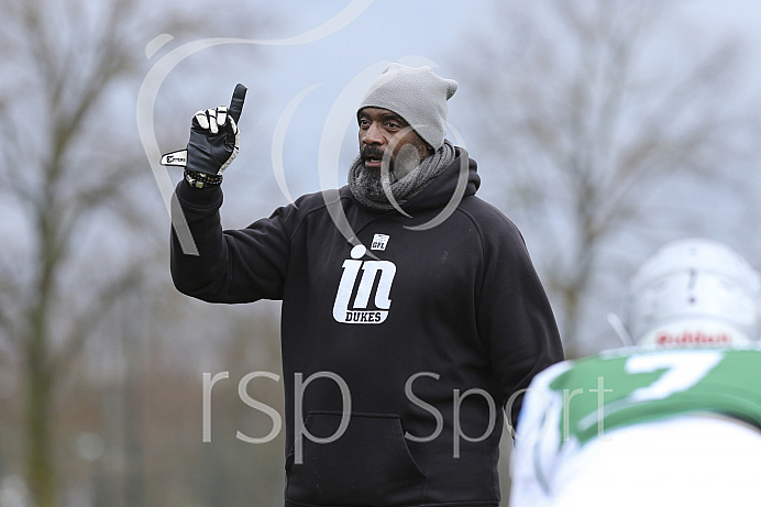 Football, GFL1, Saison 2019,  Vorbereitungs-Camp Ingolstadt Dukes vs. Landsberg X-Press, 16.03.2019