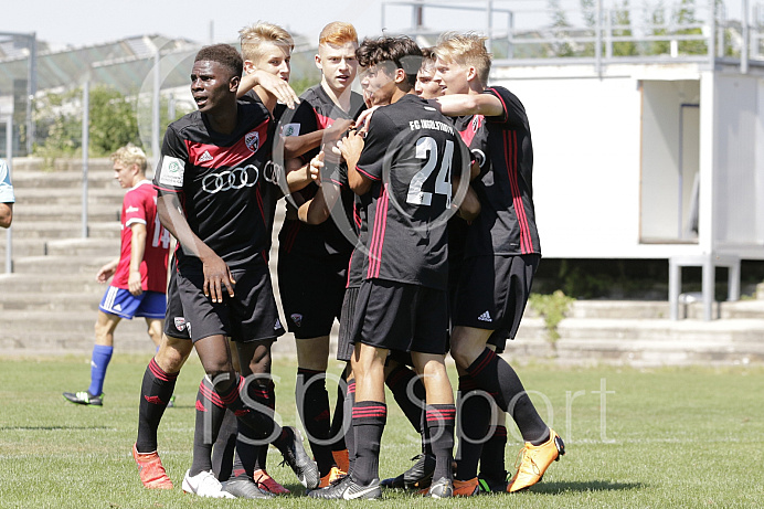 Fussball - B-Junioren Bundesliga - Ingolstadt - Saison 2018/2019 - FC Ingolstadt 04 - SpVgg Unterhaching - 12.08.2018 -  Foto: Ralf L