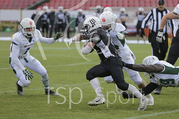 Football, GFL1, Saison 2019, Ingolstadt Dukes - Schwäbisch Hall - Spiel 1l - 04.05.2019 Football, GFL1, Saison 2019, Ingolstadt Dukes - Schwäbisch Hall - Spiel 1l - 04.05.2019