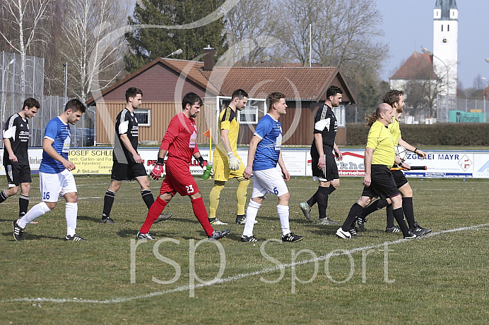 Fussball - Herren - Kreisliga Augsburg- Saison 2018/2019 - DJK Langenmosen - SC Griesbeckerzell - 24.03.2019 -  Foto: Ralf Lüger/rsp-sport.de