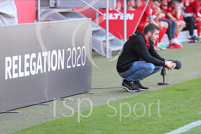 Fussball - 3. Bundesliga - Ingolstadt - Saison 2019/2020 - FC Ingolstadt 04 - 1. FC Nürnberg - Relegation Rückspiel - 11.07.2020 -  Foto: Ralf Lüger/rsp-sport.de