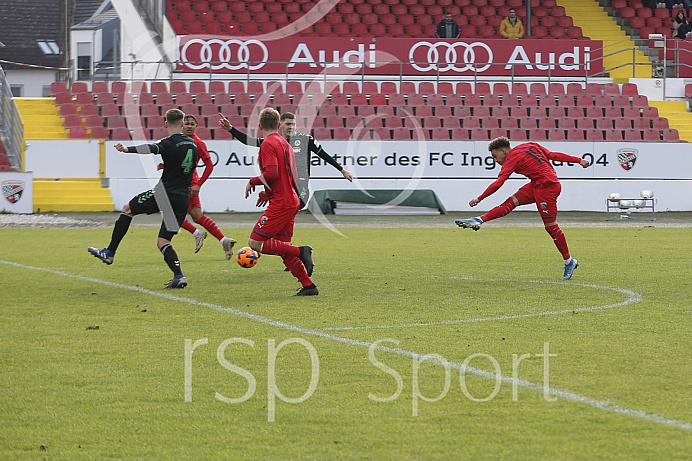 Fussball - A-Junioren Bundesliga - Ingolstadt - Saison 2019/2020 - FC Ingolstadt 04 - Greuther Fürth - 09.11.2019 -  Foto: Ralf Lüger