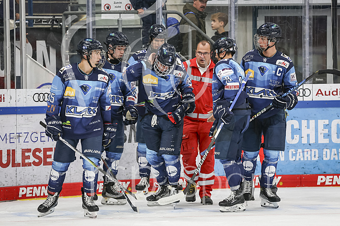 DNL - Eishockey - Saison 2023/2024  - Tespspiel - ERC Ingolstadt - Budapest - Foto: Ralf Lüger