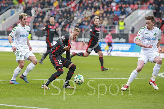 Fussball, 2. Bundesliga, Saison 2017/2018, 3.2.2018, FC Ingolstadt - SpVgg Greuther Fürth