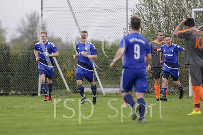 Fussball - Herren - B-Klasse  Augsburg - Saison 2017/18 - DJK Brunnen - DJK Sandizell-Grimolzhausen - Foto: Ralf Lüger/rsp-sport.de