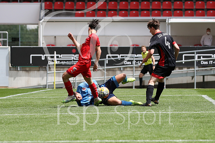 Fussball - B-Junioren - Relegation 2021  - FC Ingolstadt 04 - SSV Jahn Regensburg -  Foto: Ralf Lüger/rsp-sport.de