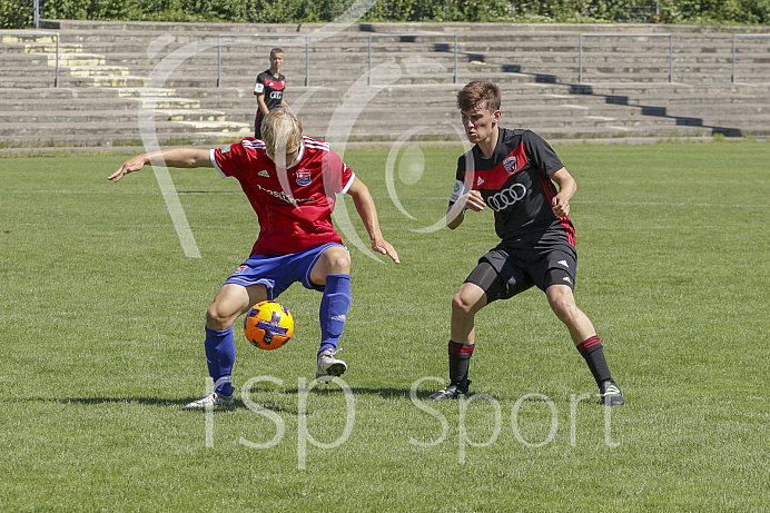 Fussball - B-Junioren Bundesliga - Ingolstadt - Saison 2018/2019 - FC Ingolstadt 04 - SpVgg Unterhaching - 12.08.2018 -  Foto: Ralf L