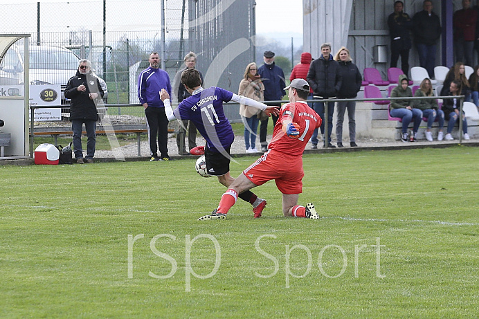 Fussball - Herren - Kreisklasse - Saison 2018/2019 - SV Grasheim - BSV Berg im Gau - 14.04.2019 -  Foto: Ralf Lüger/rsp-sport.de