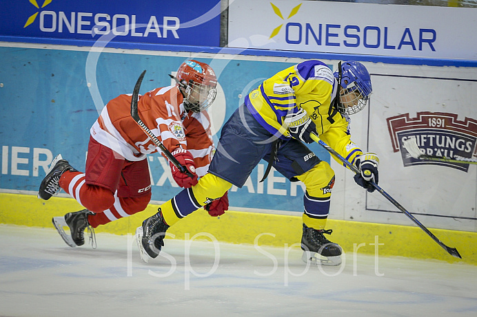 Eishockey, Knaben, Landesliga, Saison 2018/2019, Spiel 3, 14.10.2018, EC Pfaffenhofen - EV Landshut, Foto: Ralf L