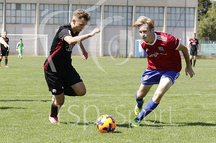 Fussball - B-Junioren Bundesliga - Ingolstadt - Saison 2018/2019 - FC Ingolstadt 04 - SpVgg Unterhaching - 12.08.2018 -  Foto: Ralf L