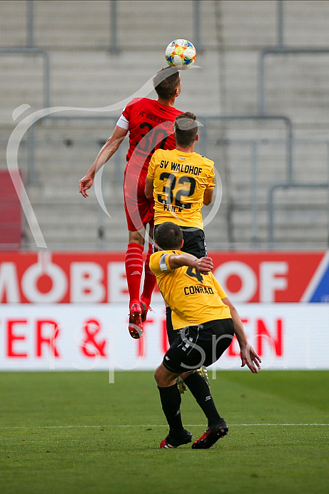 Fussball - 3. Bundesliga - Ingolstadt - Saison 2019/2020 - FC Ingolstadt 04 - Waldhof Mannheim - 24.06.2020 -  Foto: Ralf Lüger