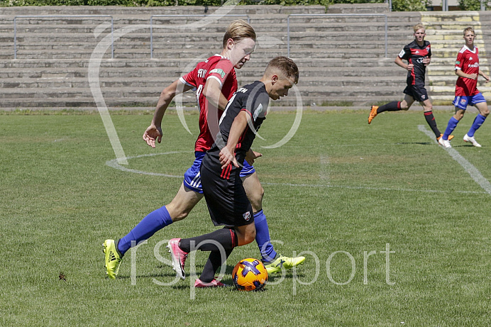 Fussball - B-Junioren Bundesliga - Ingolstadt - Saison 2018/2019 - FC Ingolstadt 04 - SpVgg Unterhaching - 12.08.2018 -  Foto: Ralf L